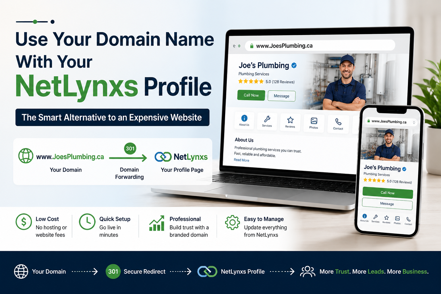 How To Use Your Domain Name With Your NetLynxs Profile